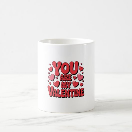 Vous êtes mon Valentin – Mug d'amour mignon (Centre)