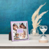 Vous êtes My Everything Photo Collage, Plaque Lila (Insitu)