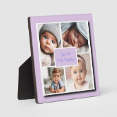 Vous êtes My Everything Photo Collage, Plaque Lila (Recto)