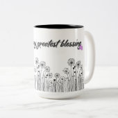 Vous êtes My Greatest Joy Mug - Floral Mom Gift (Devant droit)