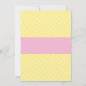 Vous êtes My Sunshine Baby shower Invitation (Dos)