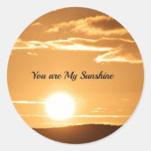Vous êtes My Sunshine Sticker (Devant)
