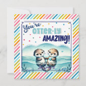 Vous êtes Otterly Amazing une adorable carte de Sa (Devant)