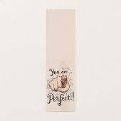Vous Êtes Parfait Confiance Affirmation Carte Plié (Outside Unfolded)