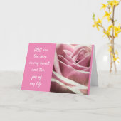 VOUS ÊTES PLUS BEAU QU'UNE CARTE D'AMOUR ROSE (Fleur jaune)