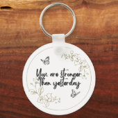 Vous êtes plus fort qu'hier Porte-clés (Recto)