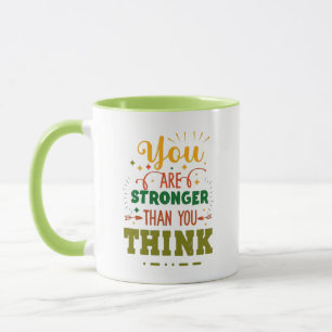 Vous Êtes Plus Forte Que Vous Ne Pensez café Mug
