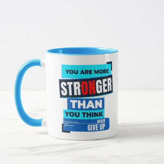 Vous Êtes Plus Forte Que Vous Ne Pensez Mug De Caf (Gauche)
