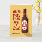 Vous êtes Plus Qu'un Papa - Carte (Fleur jaune)