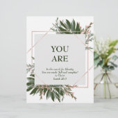 Vous Êtes (Poème) Papier Satin (Debout devant)