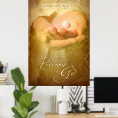 VOUS ÊTES PRÉCIEUX - Christian Art Poster (Bureau à domicile)