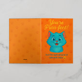 Vous êtes Purr-fect - jolie carte de voeux pour ch (Mise à l'extérieur)