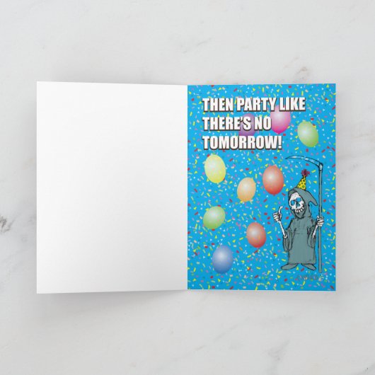 Vous êtes quel âge ? ! Carte d'anniversaire person (Intérieur)