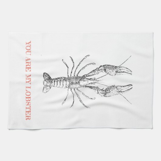 "Vous êtes serviette de thé de cuisine de (Horizontal)