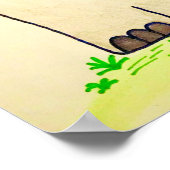 "Vous êtes si aimé" Affiche éléphante (Coin)