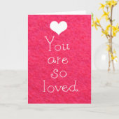 Vous êtes si aimé carte de voeux Je vous aime Cart (Fleur jaune)