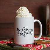 Vous Êtes Si Aimé Encourageant Coeur Mug