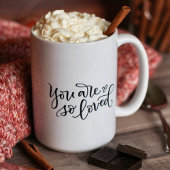 Vous Êtes Si Aimé Encourageant Coeur Mug