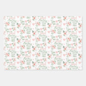 Vous Êtes Si Aimé Rose Envelopper Feuilles De Papi (Devant)