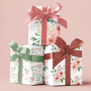 Vous Êtes Si Aimé Rose Envelopper Feuilles De Papi