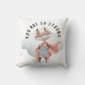 Vous Êtes Si Forte Fox Jetez Oreiller (Recto)