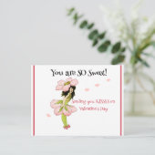 VOUS ÊTES SI SUCRÉ ! | CARTE POSTALE VALENTINE VIN (Debout devant)