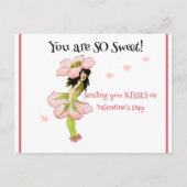 VOUS ÊTES SI SUCRÉ ! | CARTE POSTALE VALENTINE VIN (Devant)