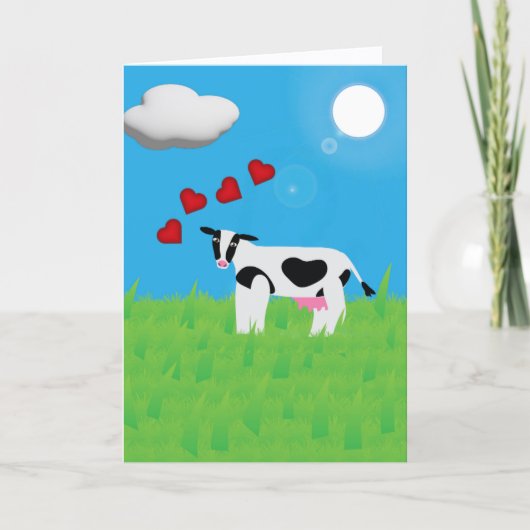 Vous êtes simplement une Carte de Vœux pliée MOO-v (Devant)
