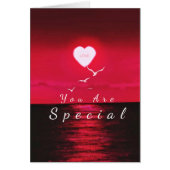 Vous Êtes Special Card Sunset Love - Ajouter Un No (Devant)