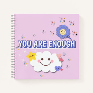 Vous Êtes Suffisamment Carnet Spiral - Mignonne Co