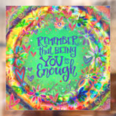 Vous êtes Suffisant Autocollant de fenêtre “Inspir (Feuille 2)