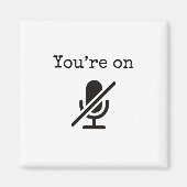 Vous êtes sur Mute Funny Magnet (Devant)