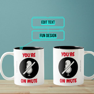 Vous êtes sur Mute Funny Mug