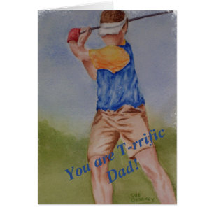 VOUS ÊTES T-RRIFIC GOLFING DAD Fête des pères