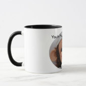 "Vous êtes tasse de mon petit singe" (Gauche)