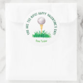 Vous Êtes Tee-rific Golf Valentine Sticker (Sac)