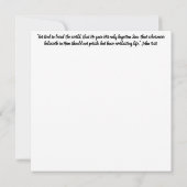 Vous êtes tellement aimé carte plate (Dos)