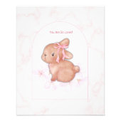 Vous êtes tellement aimée Impression lapin | Chamb (Devant)