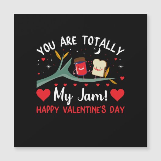 Vous Êtes Totalement Ma Carte Jam Valentines (Devant)