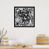 Vous êtes toujours adoré Poster style coupe papier (Cuisine)