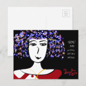 VOUS ÊTES TOUJOURS DANS MON ESPRIT - CARTE POSTALE (Devant / Derrière)