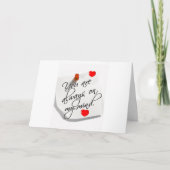 VOUS ÊTES "TOUJOURS PRÉSENT DANS MON ESPRIT" CARTE (Devant)