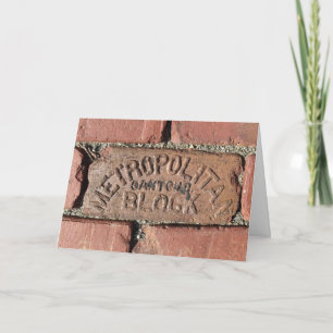 Vous êtes un Brick - Carte de remerciements