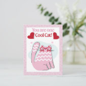 Vous êtes un chat vraiment cool Carte de la Saint- (Debout devant)