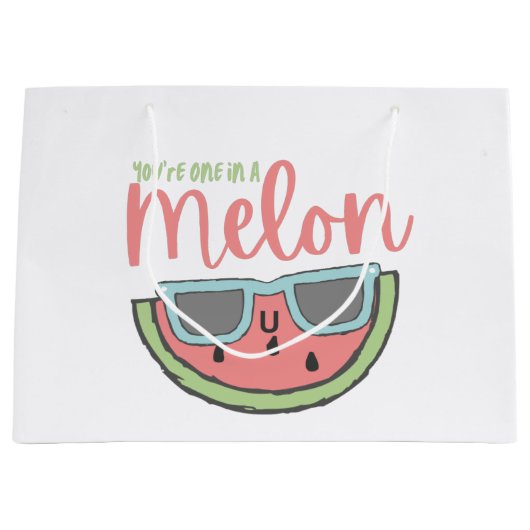 Vous êtes un dans un sac cadeau Melon (Devant)