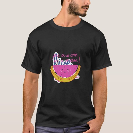 "Vous êtes un dans une pastèque" T-shirt drôle ave (Devant)