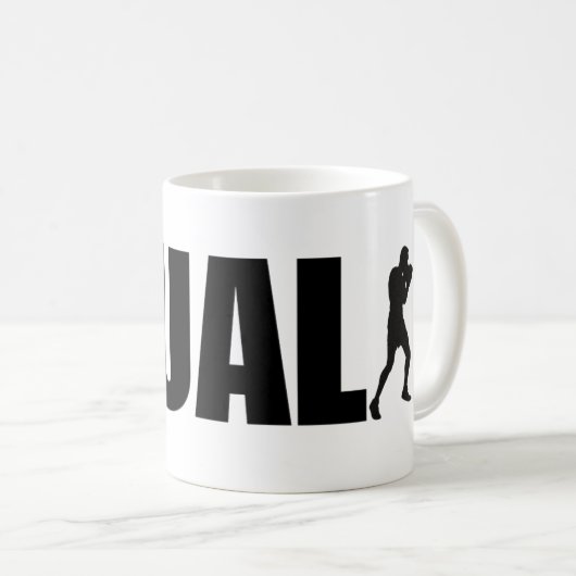"Vous êtes un Décontracté" Boxing Updates Mug (Devant droit)