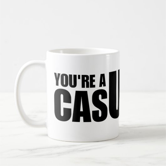 "Vous êtes un Décontracté" Boxing Updates Mug (Gauche)
