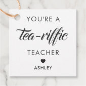 Vous êtes un enseignant de thé-Riffic, étiquette c (Devant)
