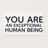 Vous êtes un être humain exceptionnel Drapeau Insé (Devant)